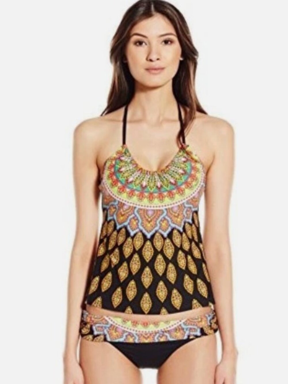 Trina Turk Moroccan Medallion Tankini - 14